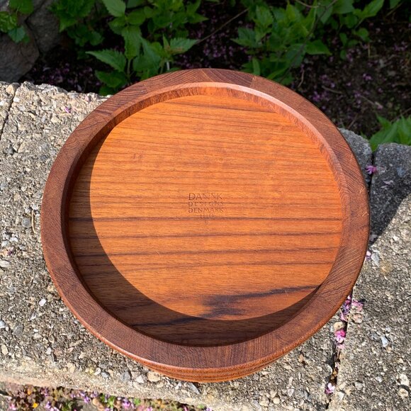 Vtg 60s DANSK Designs Denmark Teak Ice Bucket Mid Century - Picture 7 of 11